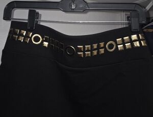 Messiah Black Pencil Skirt for Women